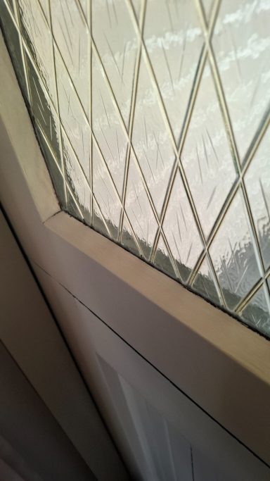 Deur met enkel glas